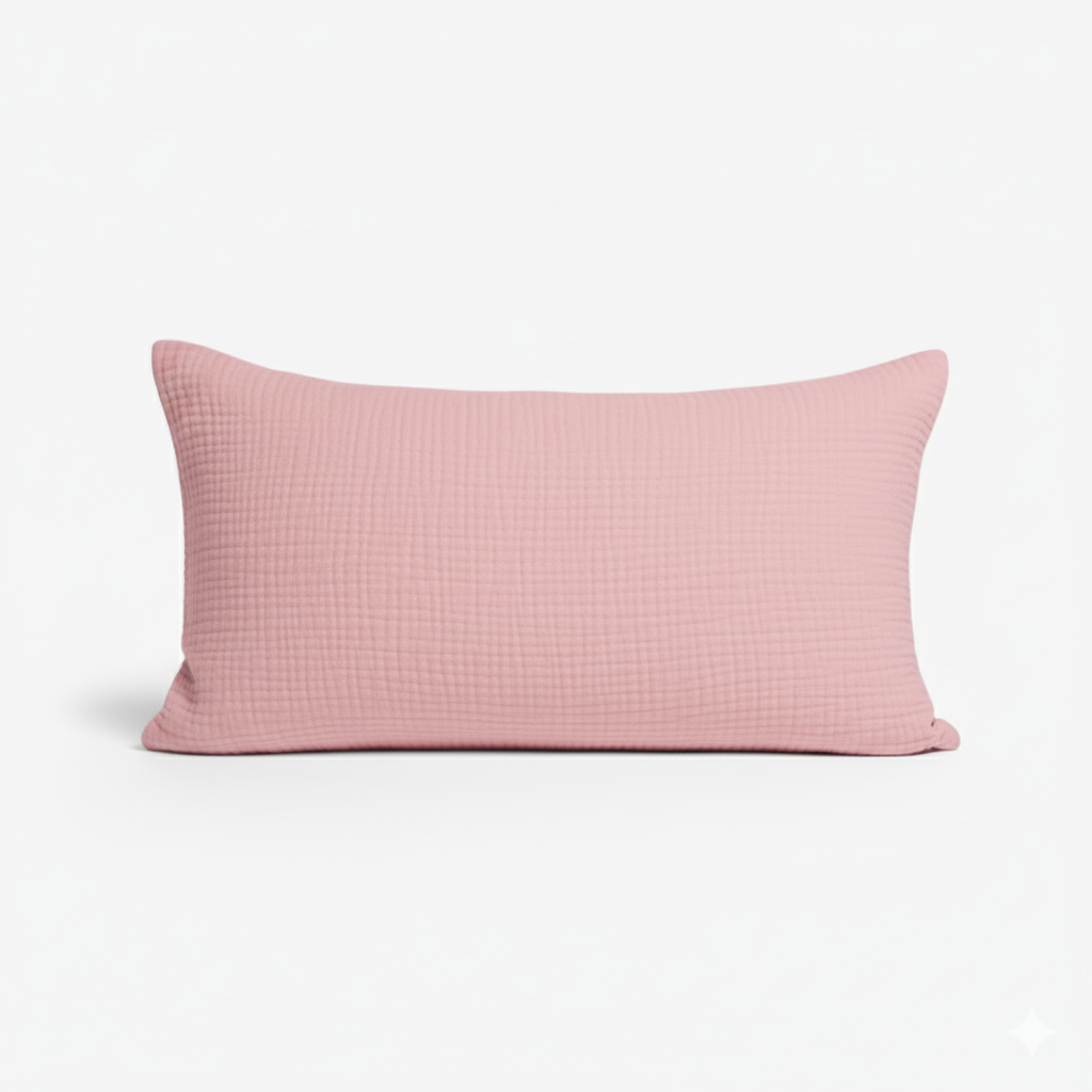 Muslin Pillowcase (Single) – 100% Muslin Cotton
